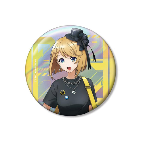 『#コンパス2.0 戦闘摂理解析システム』描き下ろし ジャンヌ ロックバンドver. 75mmオーロラ缶バッジ